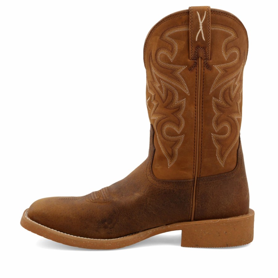 Boots & Shoes * | Twisted X Brown And Rustic Orange Tech X Boots