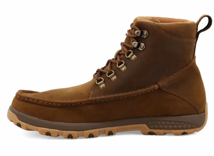 Boots & Shoes * | Twisted X Men'S 6 Driving Moc Hiker With Cell Stretch