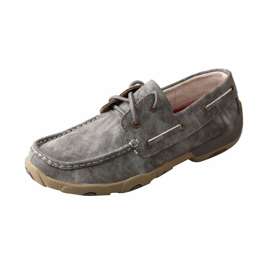 Boots & Shoes * | We Exclusive ~ Twisted X Women'S Steel Grey Driving Moc