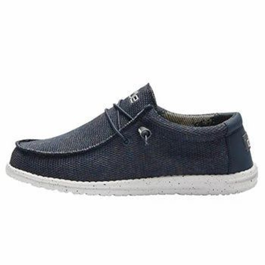 Boots & Shoes * | Heydude Hey Dude Wally Sox Navy Grey