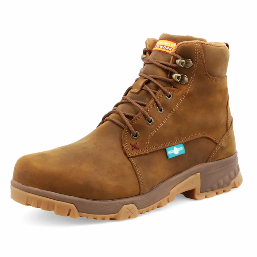 Boots & Shoes * | Twisted X Men'S 6 Lace-Up Work Boot