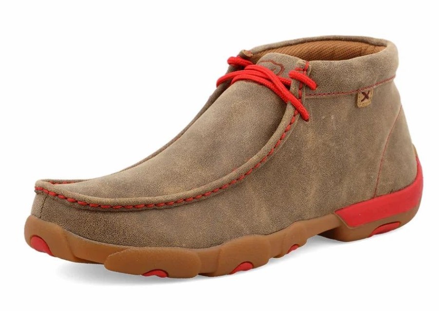 Boots & Shoes * | Twisted X Men'S Red Driving Moc