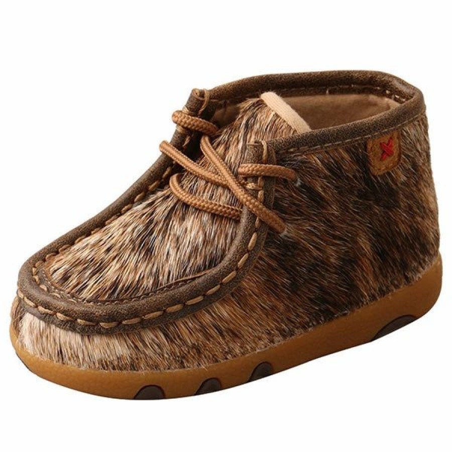 Boots & Shoes * | Twisted X Infant Light Brindle Moccasins