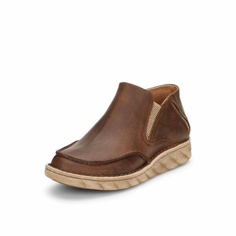 Boots & Shoes * | Tony Lama Boots Tony Lama Lorenzo Tan Slip On Shoe