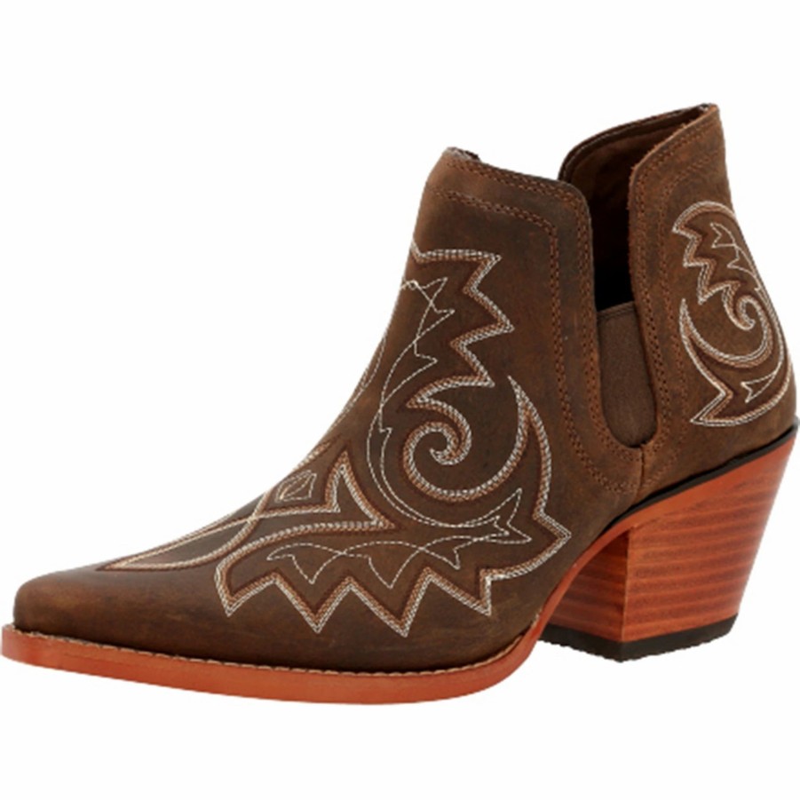 Boots & Shoes * | Durango Boots Durango Coffee Brown Bootie