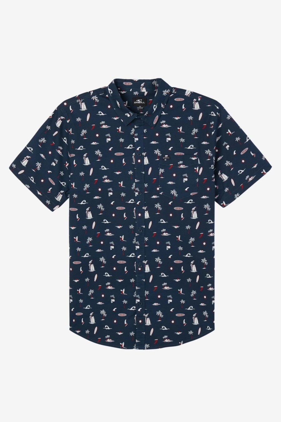 Boys * | O'Neill Quiver Stretch Shirt Navy