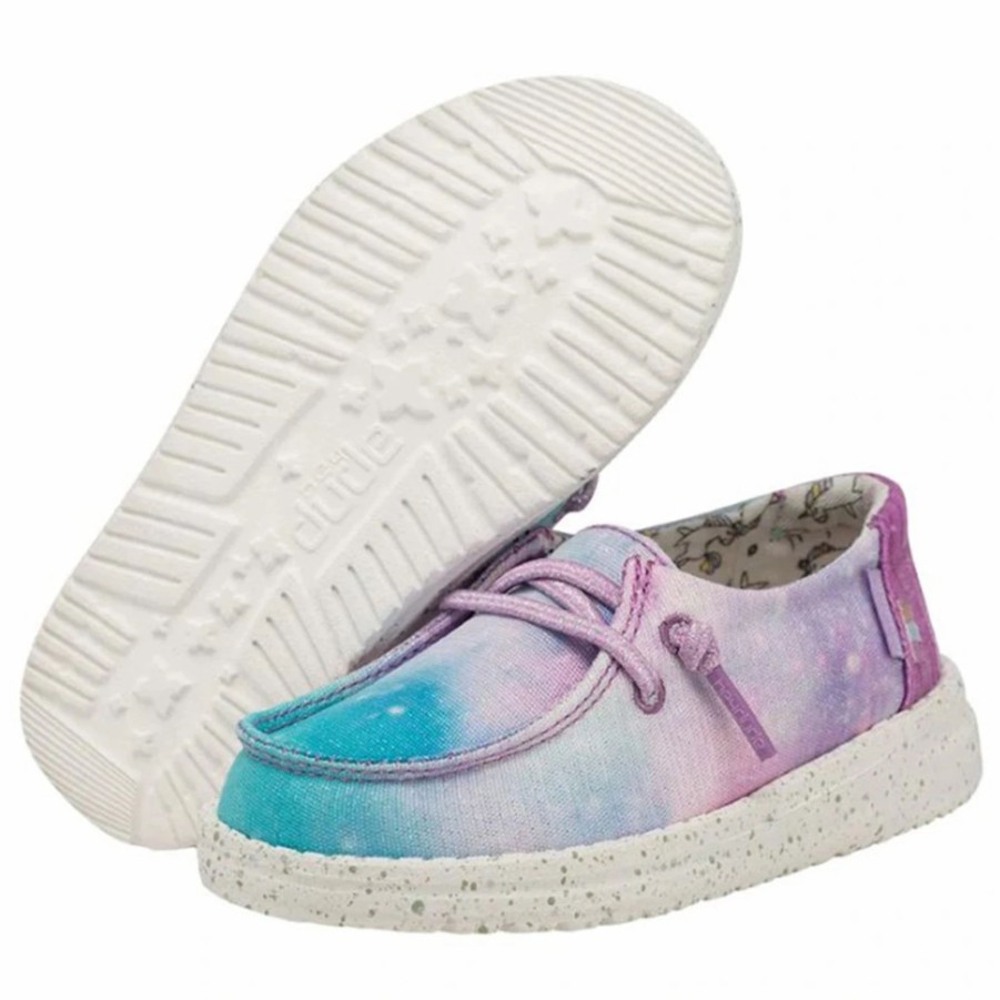 Boots & Shoes * | Heydude Hey Dude Toddler Wendy Unicorn Dreamer Shoe