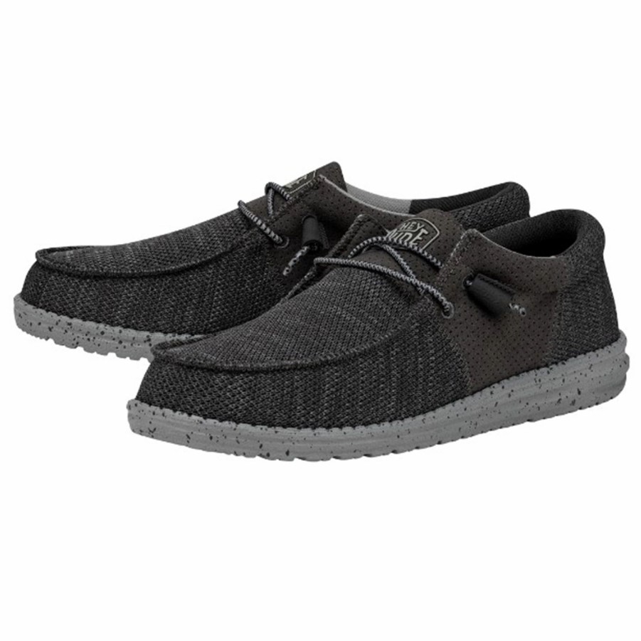 Boots & Shoes * | Heydude Hey Dude Men'S Wally Tri Charcoal