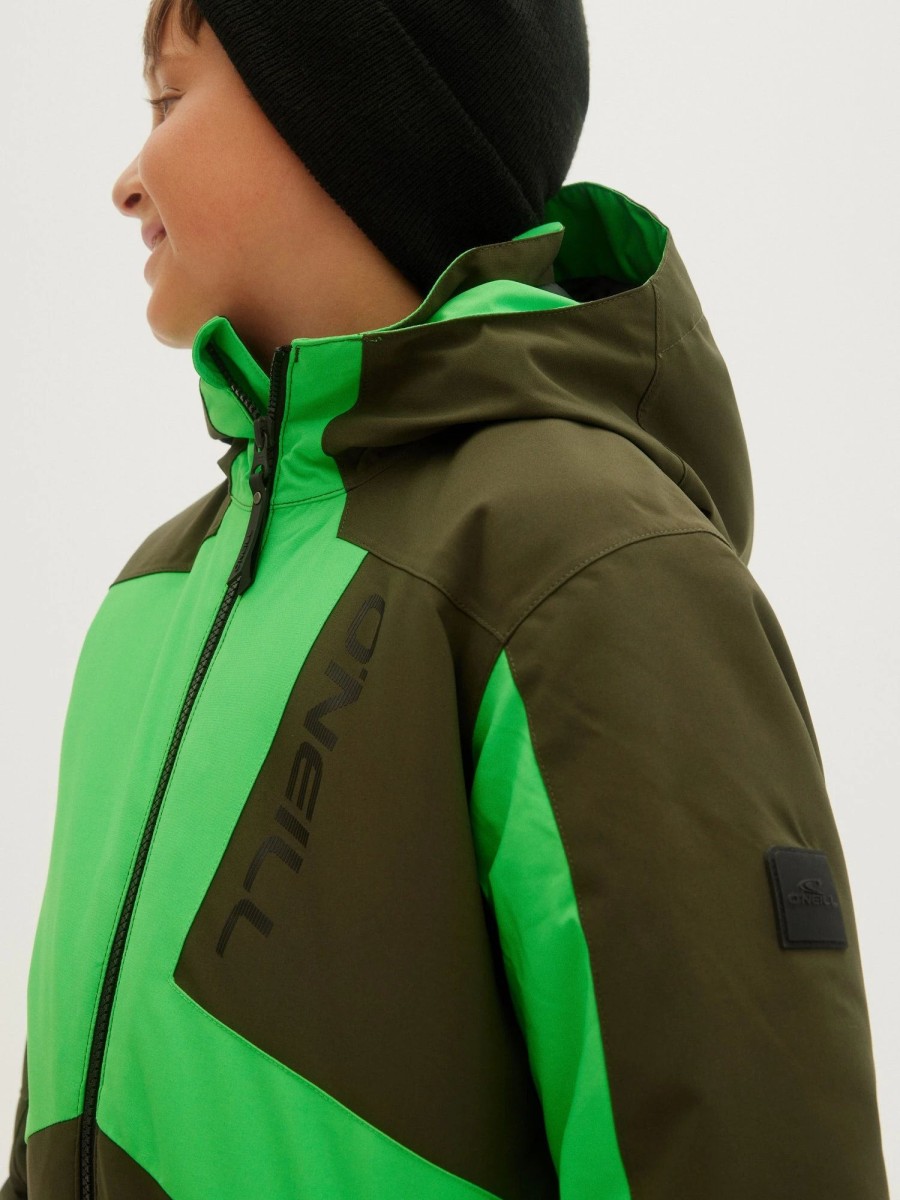 Boys * | O'Neill Boys Hammer Jacket Poison Green