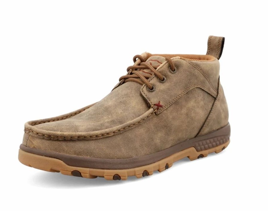 Boots & Shoes * | Twisted X Men'S Chukka Lace Up Cell Stretch Moc