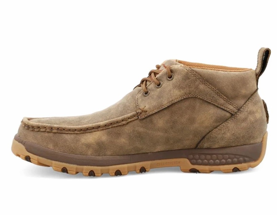 Boots & Shoes * | Twisted X Men'S Chukka Lace Up Cell Stretch Moc