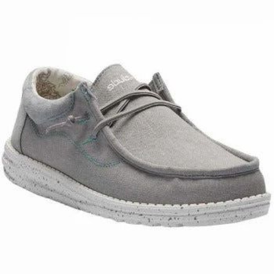 Boots & Shoes * | Heydude Hey Dude Wally Flow Steel Grey