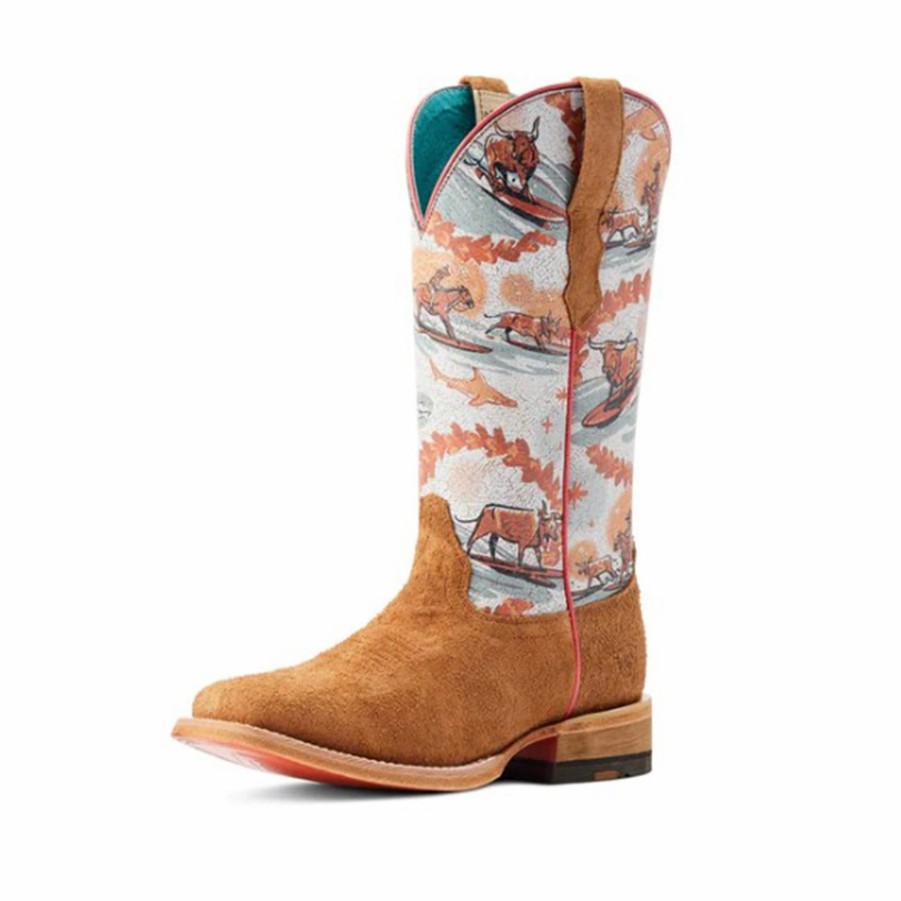 Boots & Shoes * | Ariat Women'S Frontier Aloha Western Boot