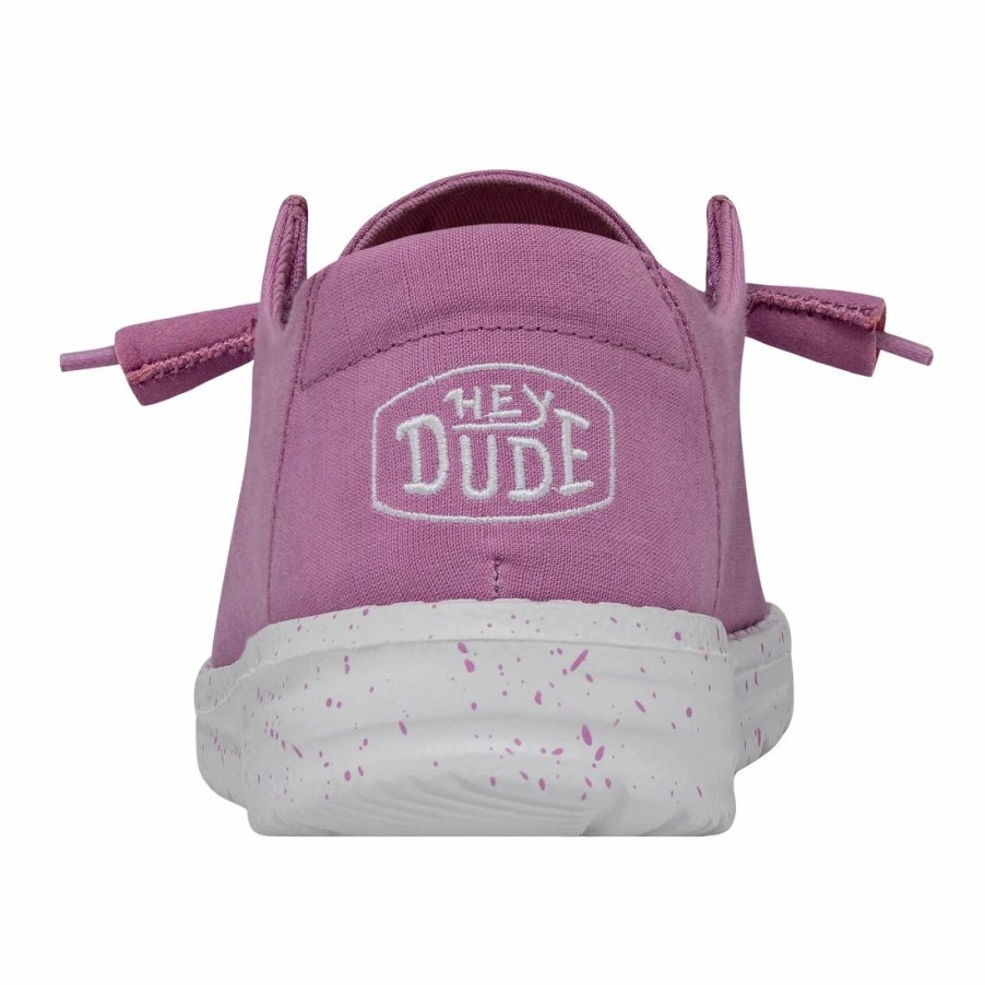 Boots & Shoes * | Heydude Hey Dude Wendy Slub Canvas Violet