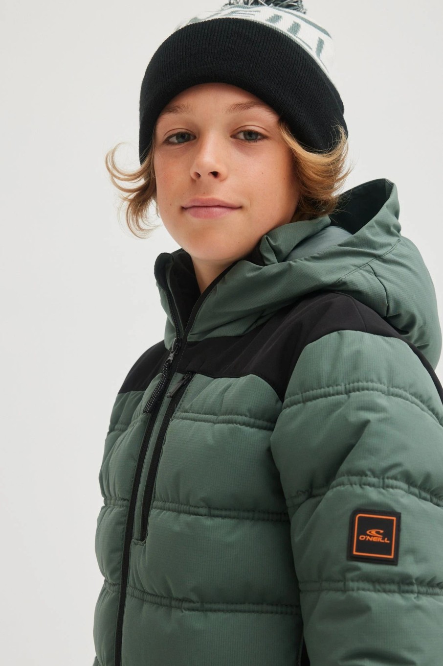 Boys * | O'Neill Igneous Jacket Balsam Green Colour Block