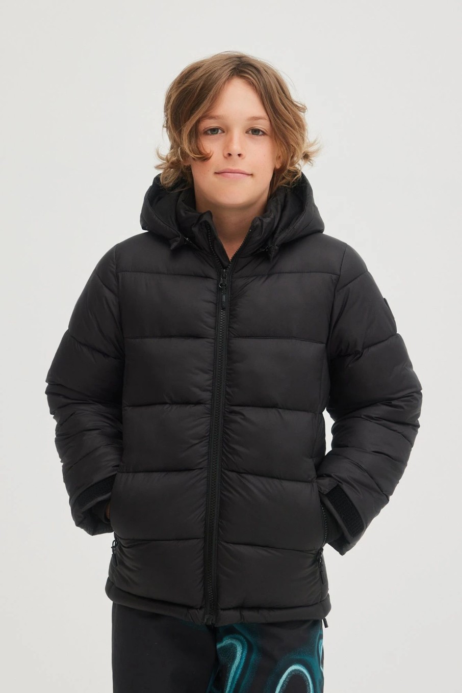 Boys * | O'Neill O'Riginals Puffer Jacket Black Out