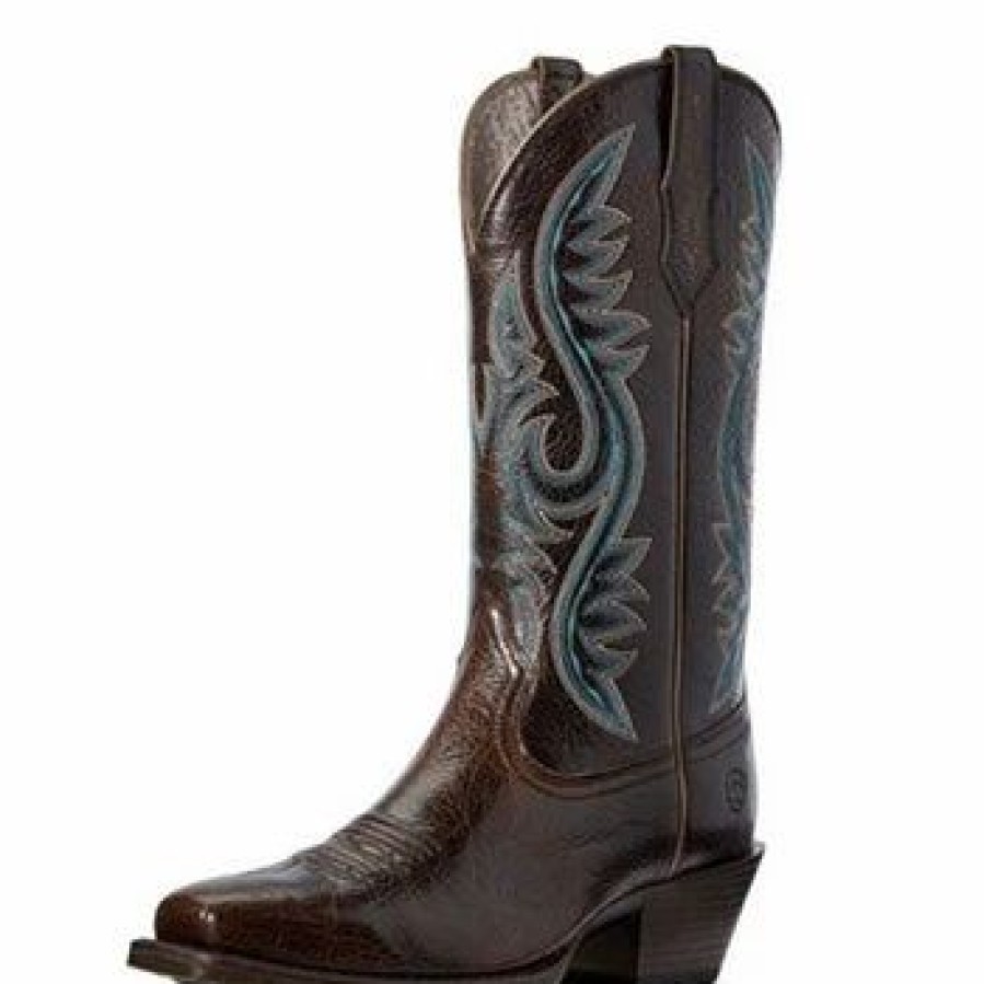 Boots & Shoes * | Ariat Chocolate Chip Sundown Snip Square Toe Boots