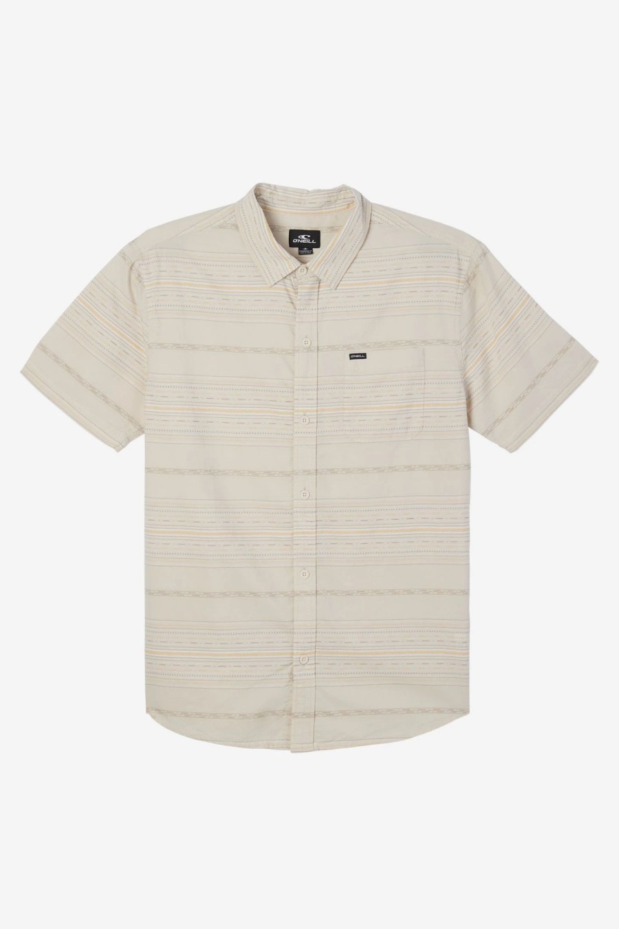 Boys * | O'Neill Seafaring Stripe Shirt Light Khaki