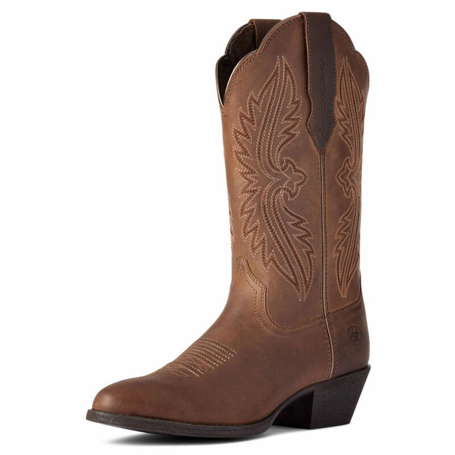 Boots & Shoes * | Ariat Women'S Heritage R Toe Stretchfit Western Boot