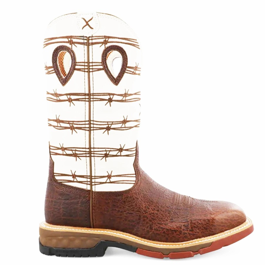 Boots & Shoes * | Twisted X Men'S Elephant Print Alloy Toe Pull-On Work Boot 06Cxd22