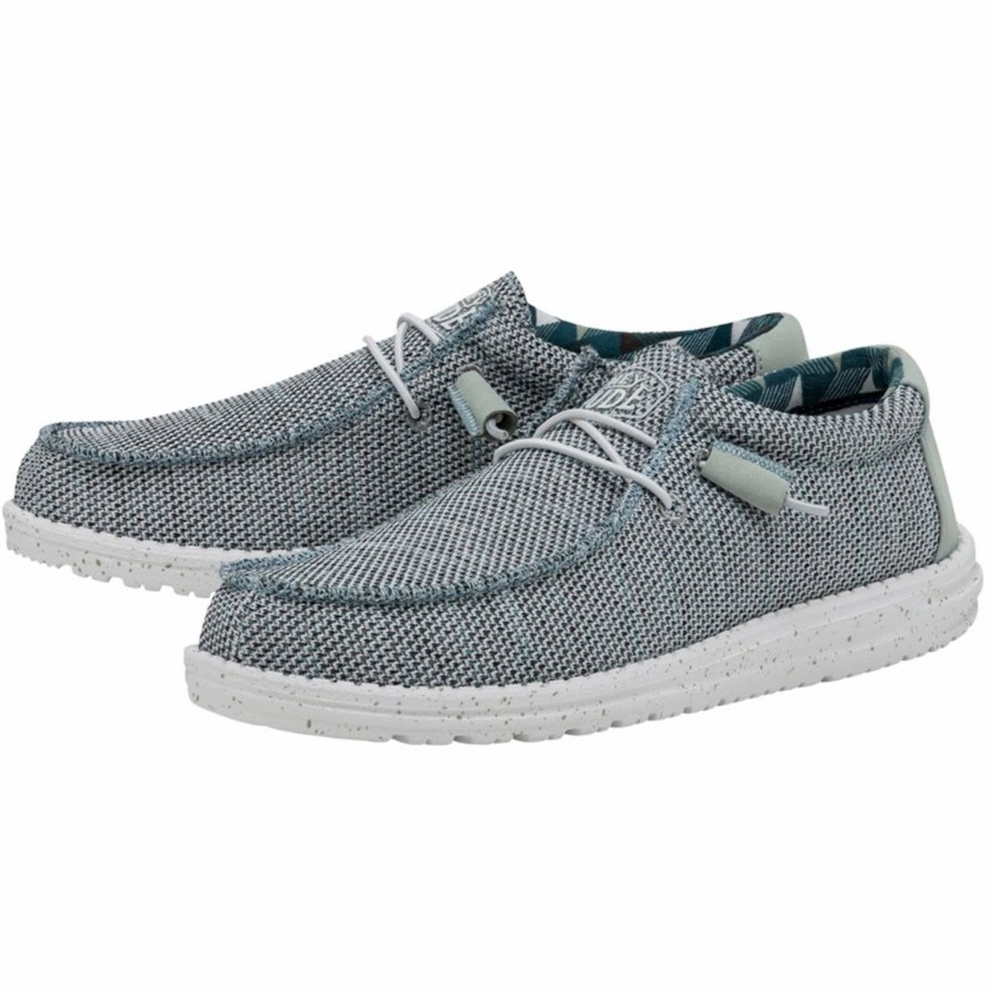 Boots & Shoes * | Heydude Hey Dude Men'S Ice Grey Wally Sox