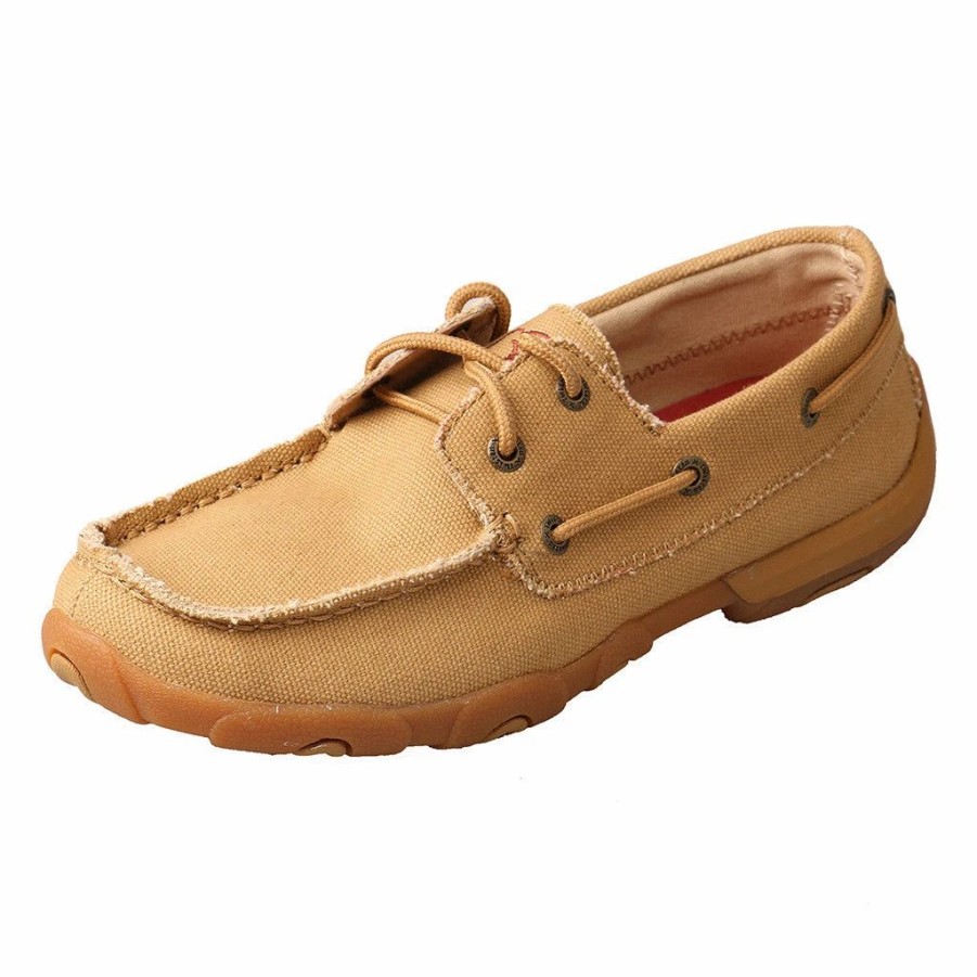 Boots & Shoes * | Twisted X Women'S Tan Canvas Shoe