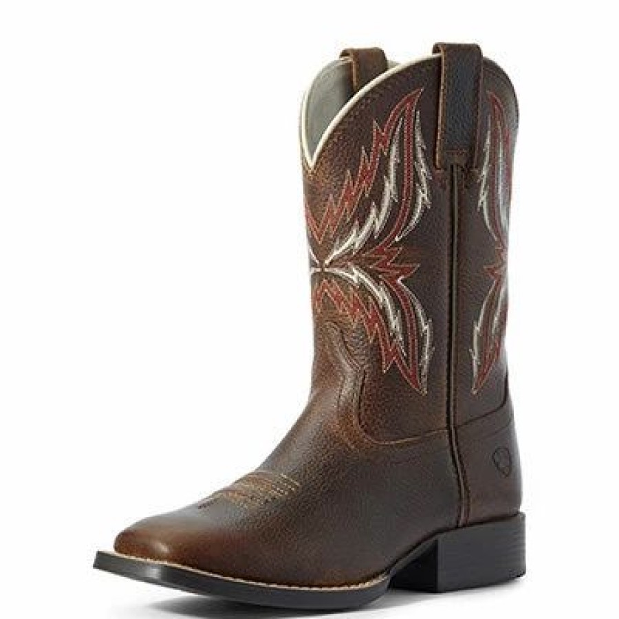 Boots & Shoes * | Ariat Kid'S Brown Arena Rebound Boots