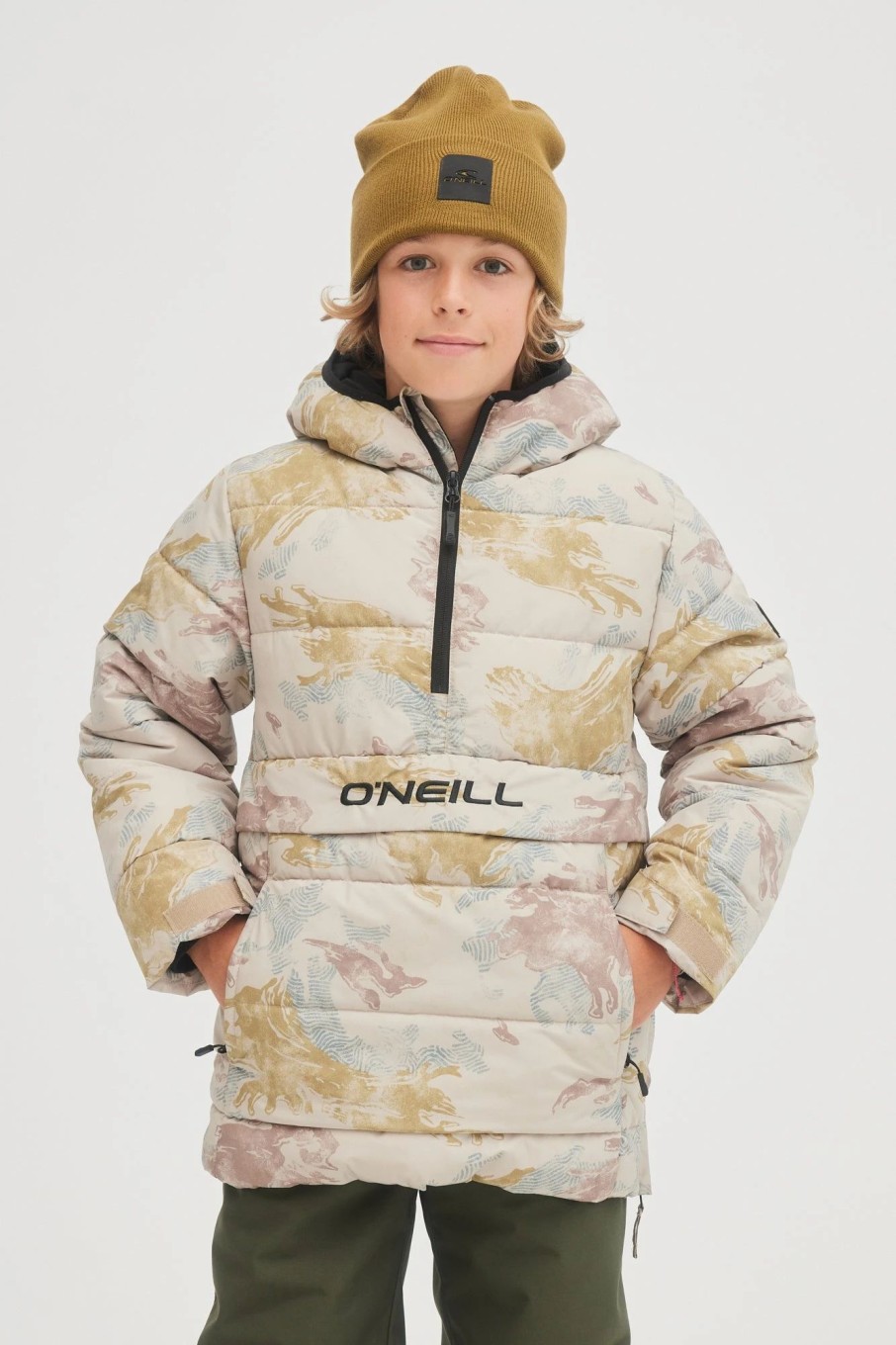 Boys * | O'Neill O'Riginals Anorak Jacket Light Camo