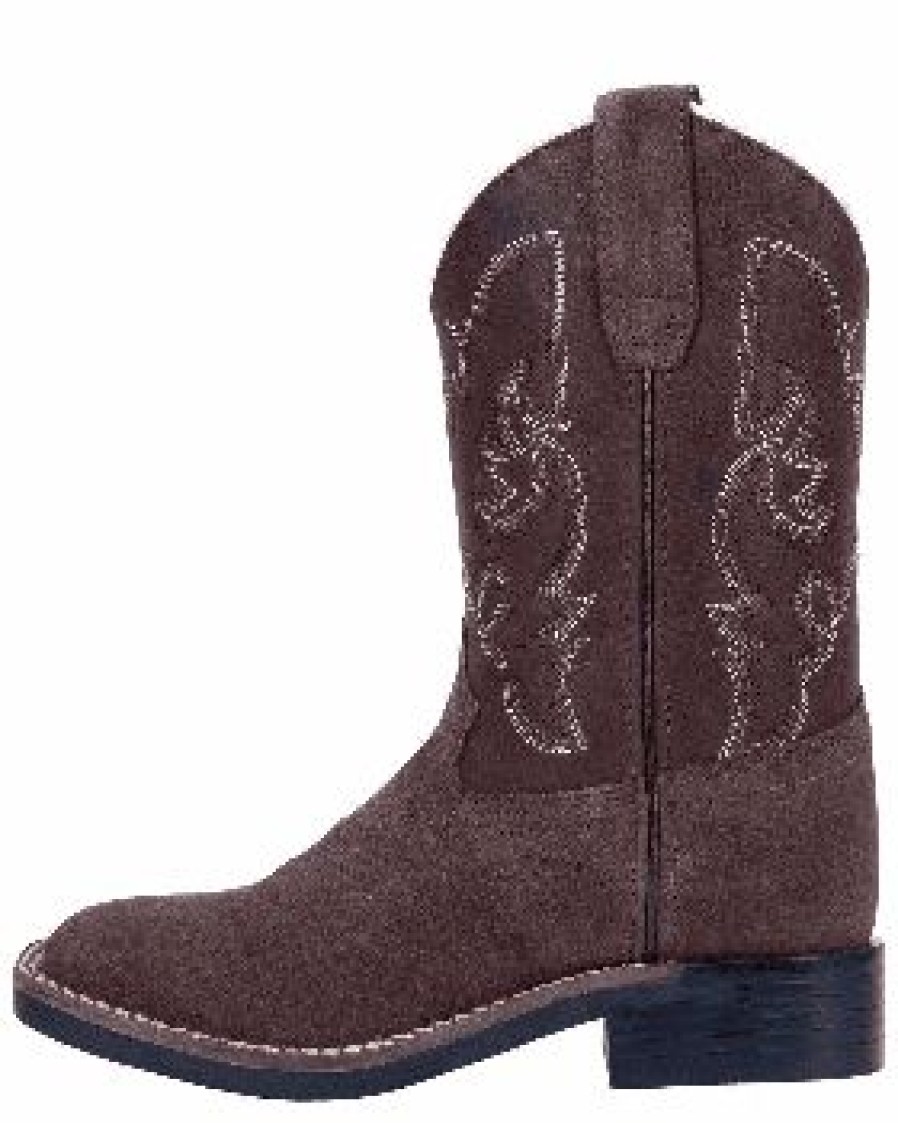 Boots & Shoes * | Dan Post Boot Company Kids Dan Post Brown Suede Boot