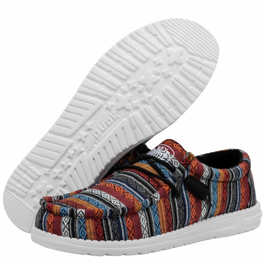 Boots & Shoes * | Heydude Hey Dude Men'S Wally Serape Desert Horizon