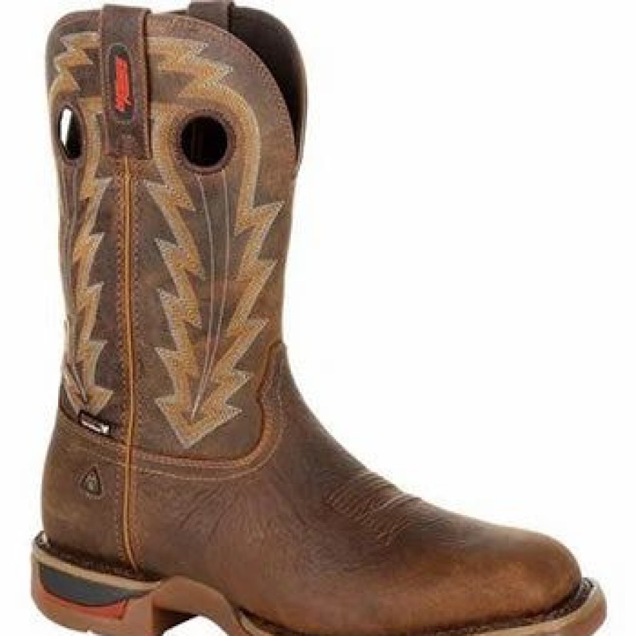 Boots & Shoes * | Rocky Shoes And Boots Rocky Long Range Composite Toe Waterproof Western Boot