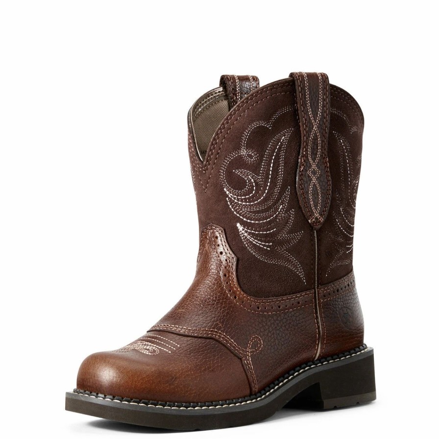 Boots & Shoes * | Ariat Women'S Copper And Brownie Fatbaby Heritage Dapper