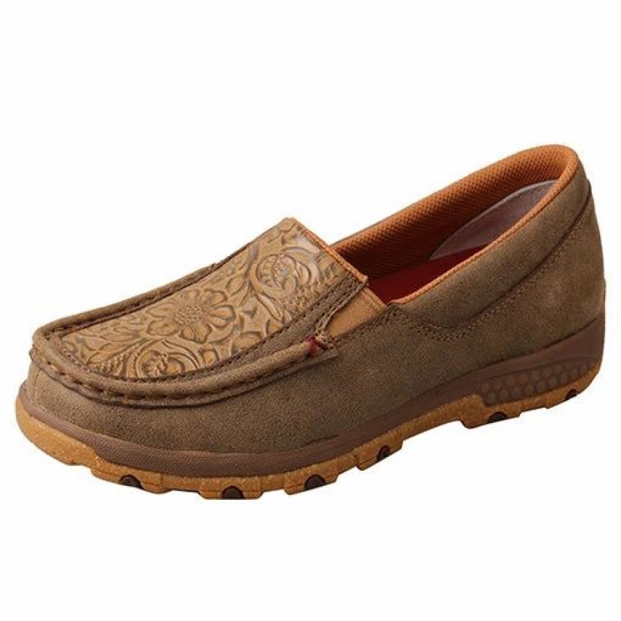 Boots & Shoes * | Women'S Twisted X Brown Tool Cell Slip-On