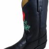 Boots & Shoes * | Smoky Mountain Boots Kid'S Black Rosalito Snip Toe Boots