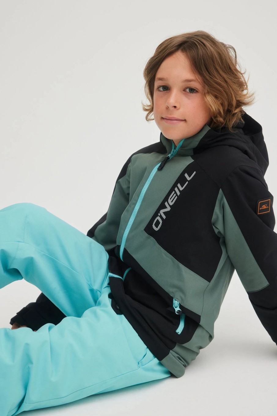 Boys * | O'Neill Hammer Jacket Black Out Colour Block