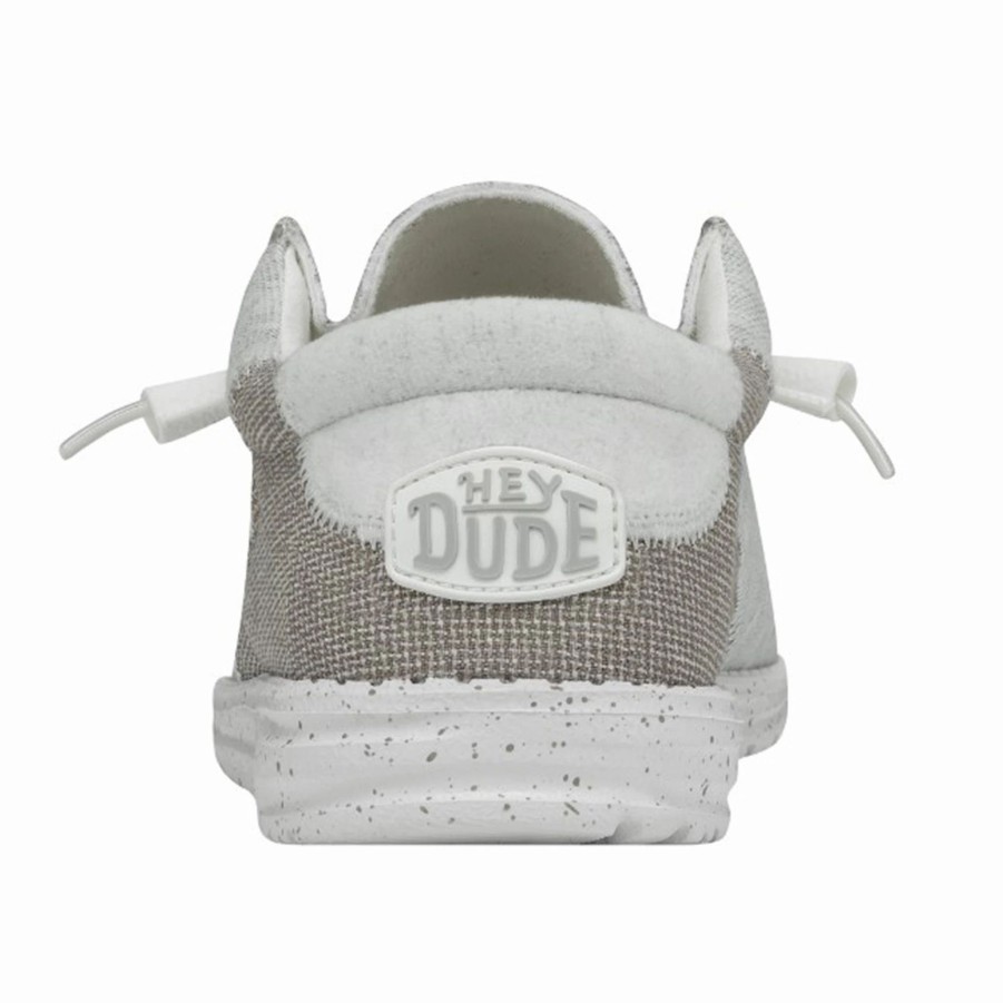 Boots & Shoes * | Heydude Hey Dude Men'S Wally Stitch Optic White