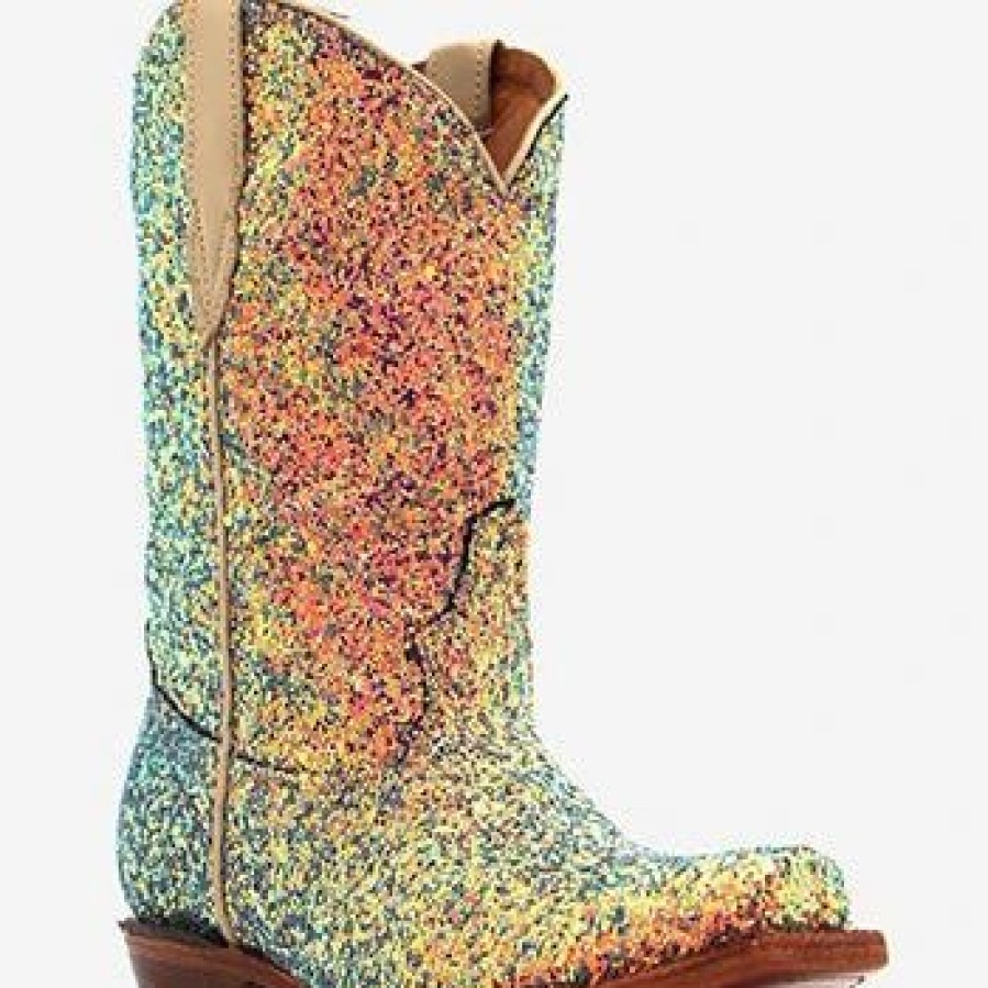 Boots & Shoes * | Tanner Mark Boots Tanner Mark Mermaid Kids Boot