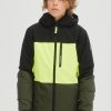 Boys * | O'Neill Carbonite Jacket Pyranine Yellow Colour Block