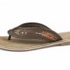 Boots & Shoes * | Karman Western Apparel Women'S Brown Painted Arrow Sandal