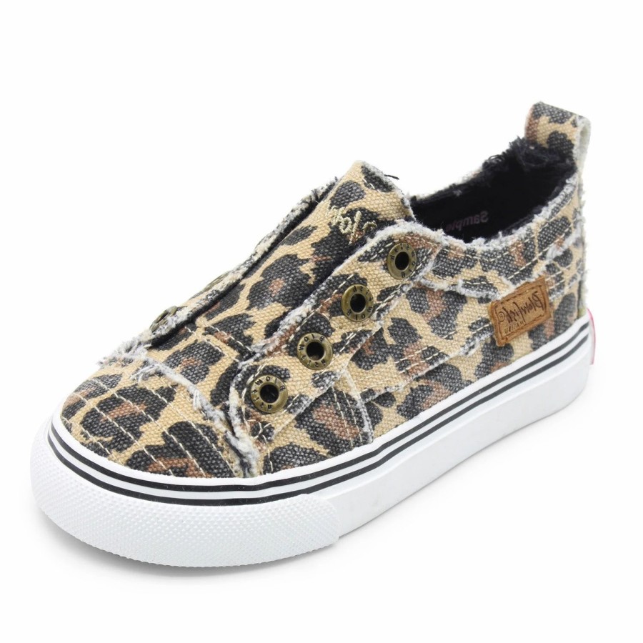 Boots & Shoes * | Blowfish Llc Blowfish Kid'S Cheetah Canvas Shoe