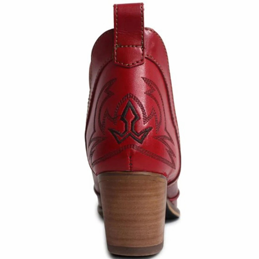 Boots & Shoes * | Nocona Boot Nocona "Micki" Red Bootie