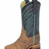 Boots & Shoes * | Anderson Bean Kid'S Guru Turquoise Stitched Boots