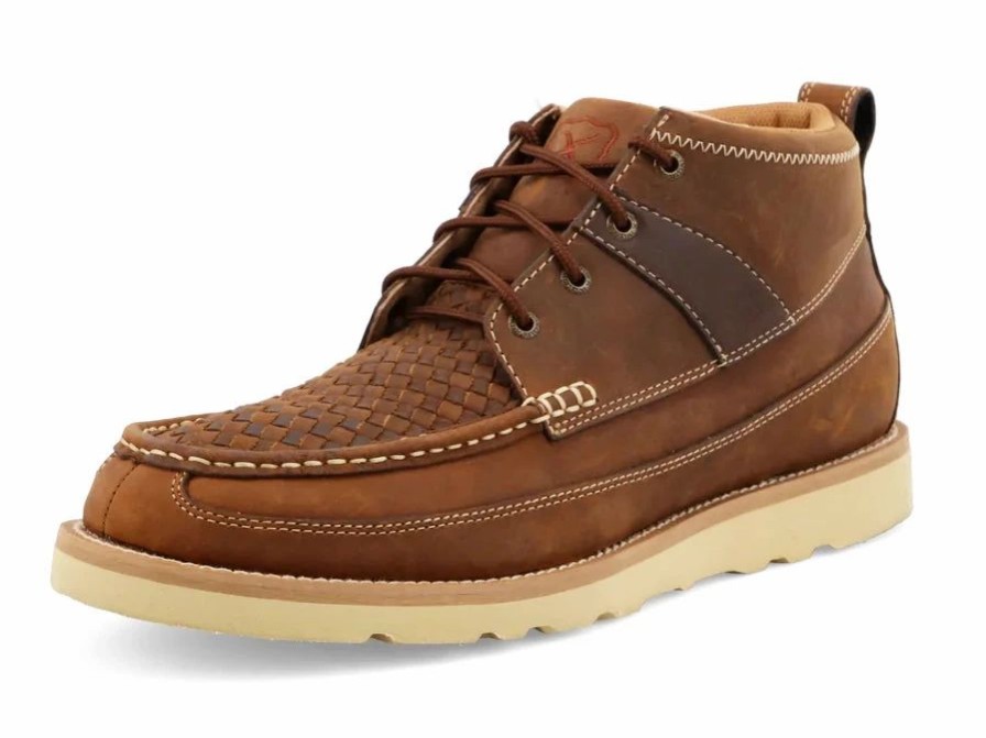 Boots & Shoes * | Twisted X Men'S Oil Brown Weave Casual