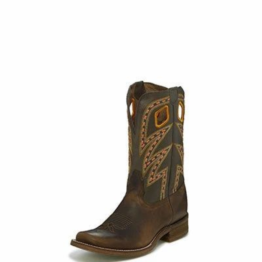 Boots & Shoes * | Nocona Boot Nocona Men'S Golden Tan Cutter Square Toe Boots