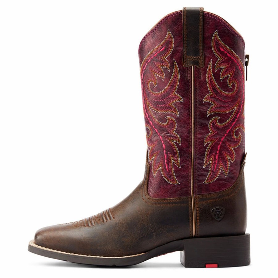 Boots & Shoes * | Ariat Women'S Round Up For Wide Calves