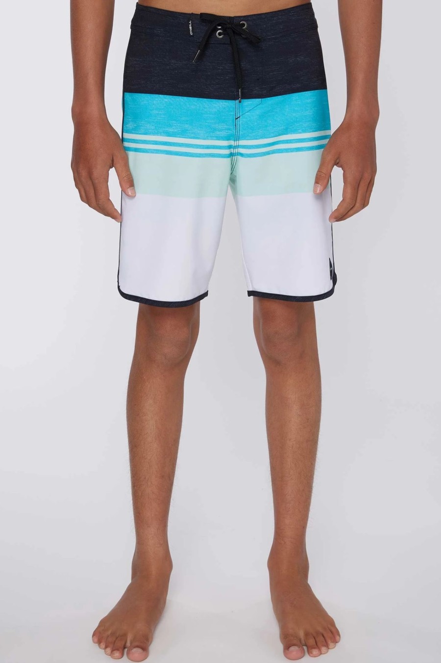 Boys * | O'Neill Boy'S Four Square Stretch Boardshorts White