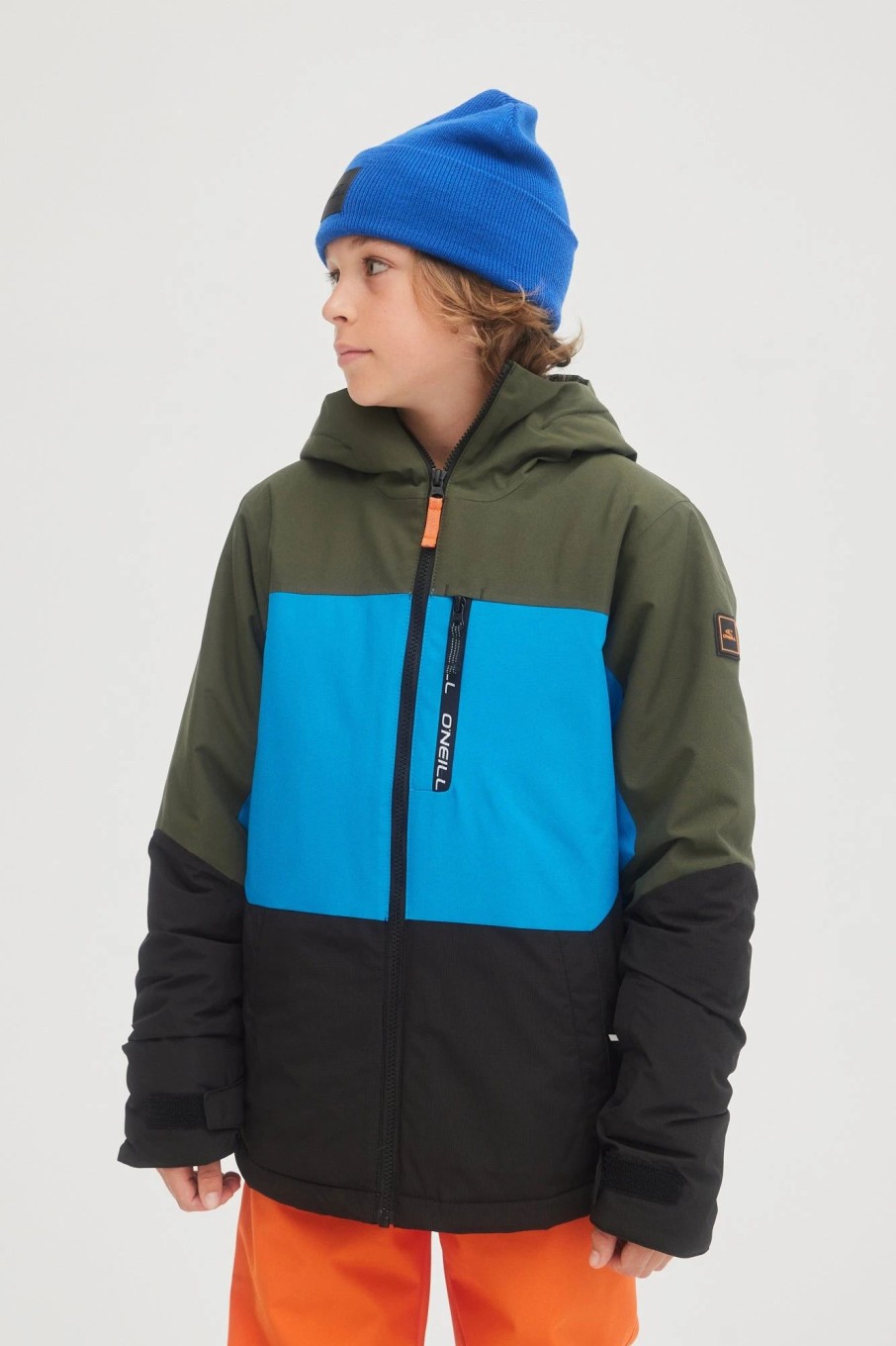 Boys * | O'Neill Carbonite Jacket Directoire Blue Colour Block