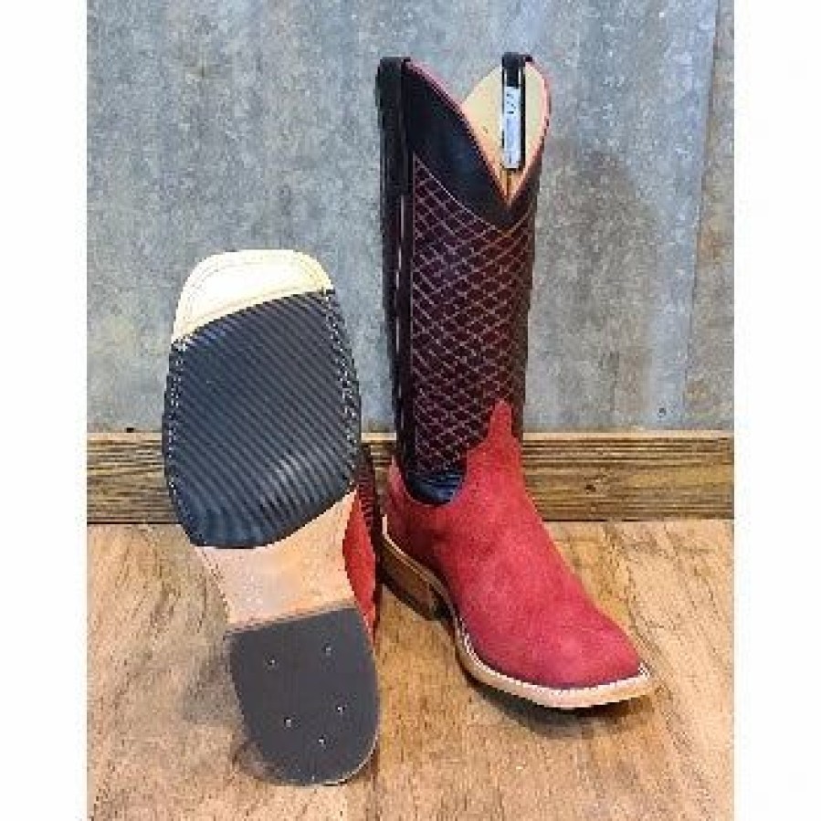 Boots & Shoes * | Men'S Anderson Bean Firebird Pig Suede