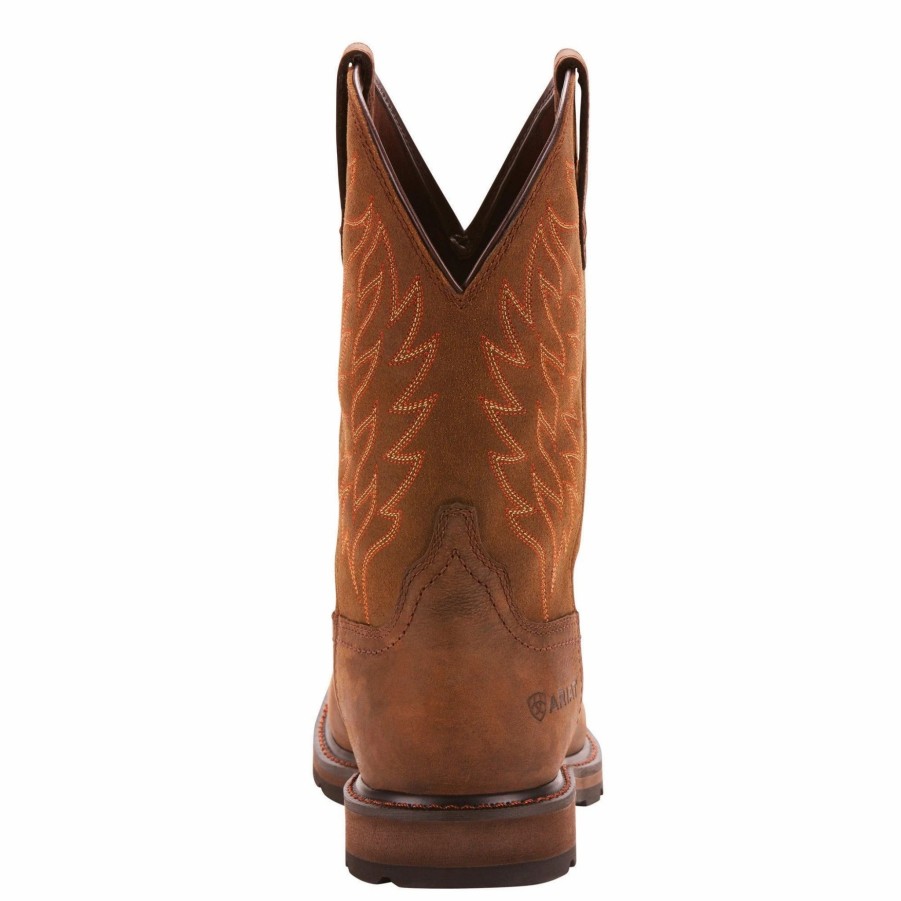 Boots & Shoes * | Ariat Men'S Groundbreaker Square Toe Boot