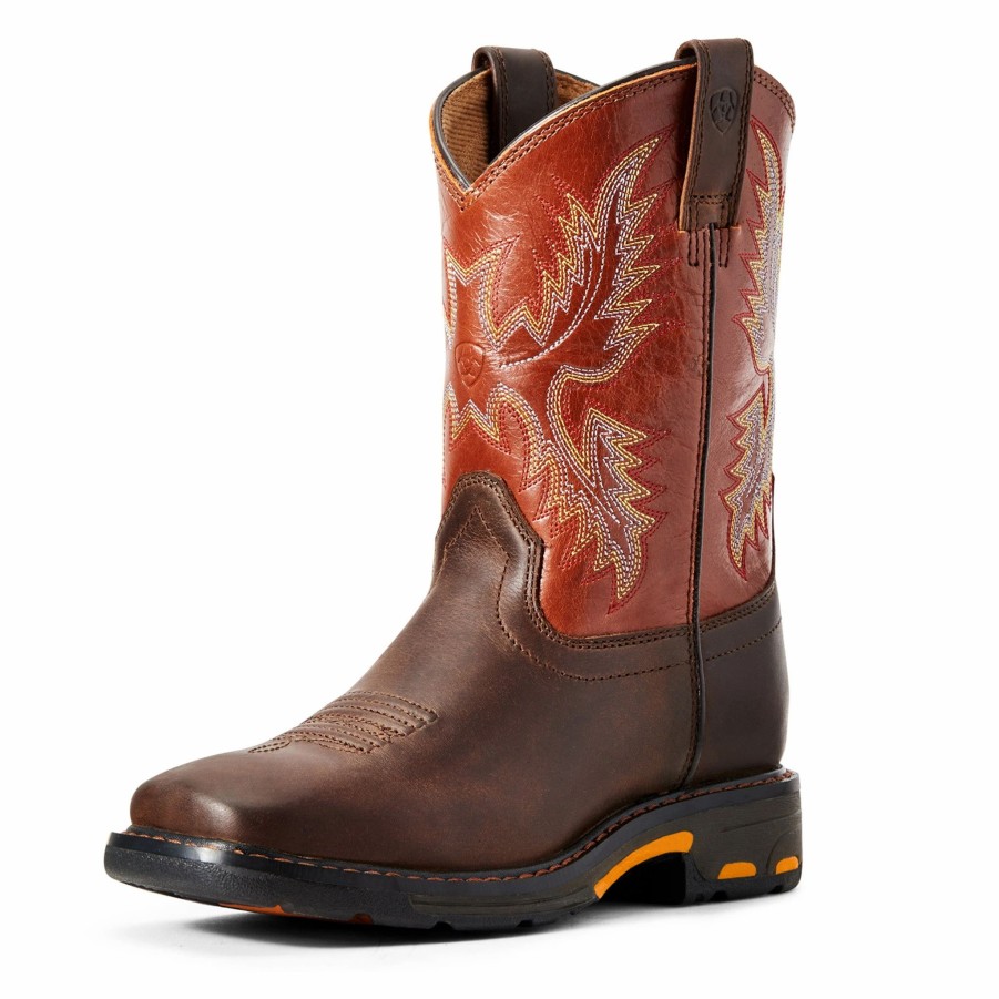 Boots & Shoes * | Ariat Kid'S Work Hog Boot